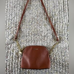 Steve Madden Tan Crossbody Bag with Gold Accents